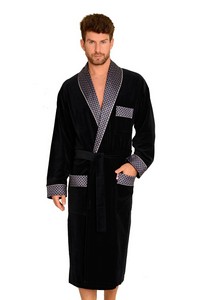 Bonjour bathrobe long 3xl-4xl, De Lafense 773