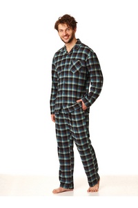Pajamas men's rozpinana flanelowa Key MNS 431 B22