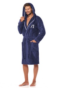 Bathrobe male ciepy with hood L&L Number 2054