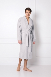 Fernand, bathrobe male long with collar, Aruelle