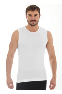 Sl10160 koszulka męska bez rękawów comfort wool, Brubeck