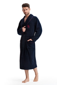 Bathrobe male baweniany frotte long Dorota FR-118