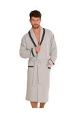 Bruno bathrobe male with collar m-2xl, De Lafense 564