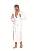 Bathrobe male mski long with hood, De Lafense 622