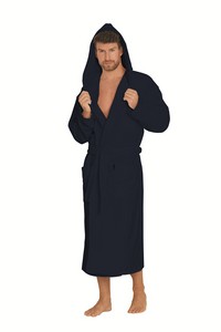 Bathrobe male mski long with hood, De Lafense 622