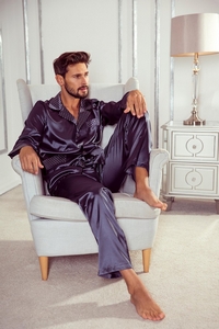 Pi�ama m�ska satynowa, De Lafense 939