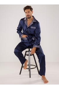 Pi�ama m�ska satynowa, De Lafense 939