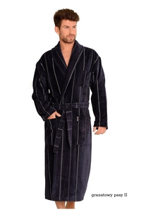 Twin frotte szlafrok m�ski d�ugi z ko�nierzem, De Lafense 803