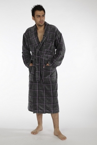 Twin frotte szlafrok m�ski d�ugi z ko�nierzem, De Lafense 803