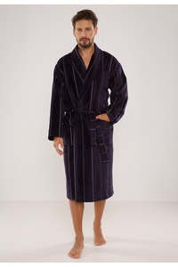 Twin frotte szlafrok m�ski d�ugi z ko�nierzem, De Lafense 803