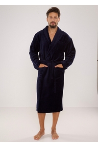 Twin frotte szlafrok m�ski d�ugi z ko�nierzem, De Lafense 803