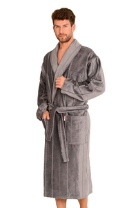 Twin frotte szlafrok m�ski d�ugi z ko�nierzem, De Lafense 803