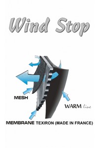 WARM CAP Serie T WARMline MEMBRANE TEXIRON IN FRONT black, Gwinner