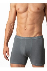Men's boxer shorts with szerok gum Key MXM 019