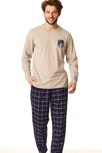 Pajamas men's long Key MNS 864 B22