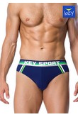 Briefs men's with szerok gum wielopak Key MPP 217 A21 2-pack