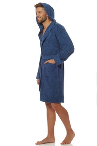 Bathrobe male with hood L&L 2103