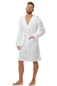 Bathrobe male with hood L&L 2103