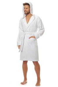 Bathrobe male with hood L&L 2103