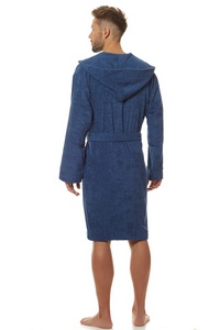 Bathrobe male with hood L&L 2103