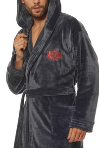 Bathrobe male with hood L&L Costa 2110