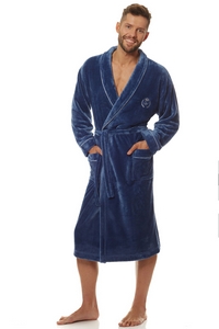 Bathrobe male ciepy long L&L Luca 2111