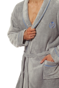 Bathrobe male ciepy long L&L Luca 2111