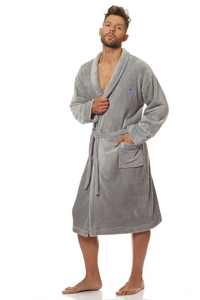 Bathrobe male ciepy long L&L Luca 2111