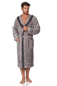 Bathrobe male ciepy with hood L&L George