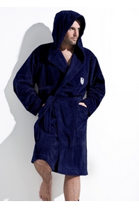 Bathrobe male with hood L&L Ivo