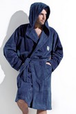 Bathrobe male with hood L&L Iwo