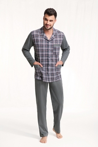 Pajamas men's long sleeves rozpinana 3XL-4XL, 797, Luna