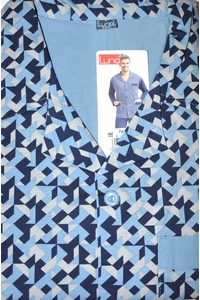 Pajamas men's long sleeves rozpinana 3xl-4xl, Luna 797
