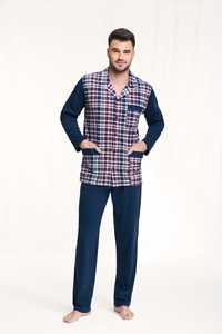 Pajamas men's long sleeves rozpinana m-2xl, Luna 797