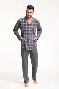 Pajamas men's long sleeves rozpinana m-2xl, Luna 797