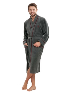 Bathrobe male long m-2xl, Luna 852