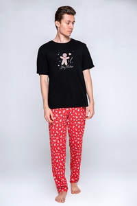 Pajamas Mike kr/r Christmas S-XL men's, Sensis