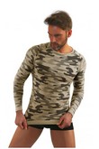 T-shirt men's thermoactywna military style long sleeves, Sesto Senso p1034