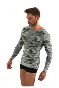 T-shirt men's thermoactywna military style long sleeves, Sesto Senso p1034