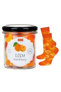 Skarpety w s�oiku - d�em morelowy Soxo