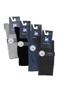 Perfect man socks smooth, men's, Wola